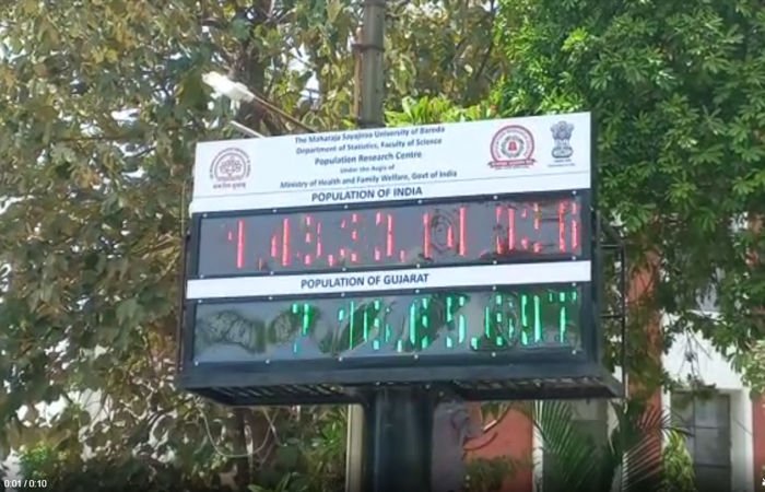 India population clock - YouTube